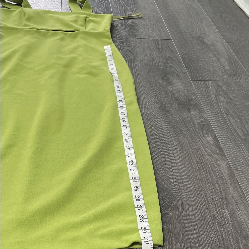RW & CO Elegant Lime Green Dress SIZE 6 - Picture 14 of 15